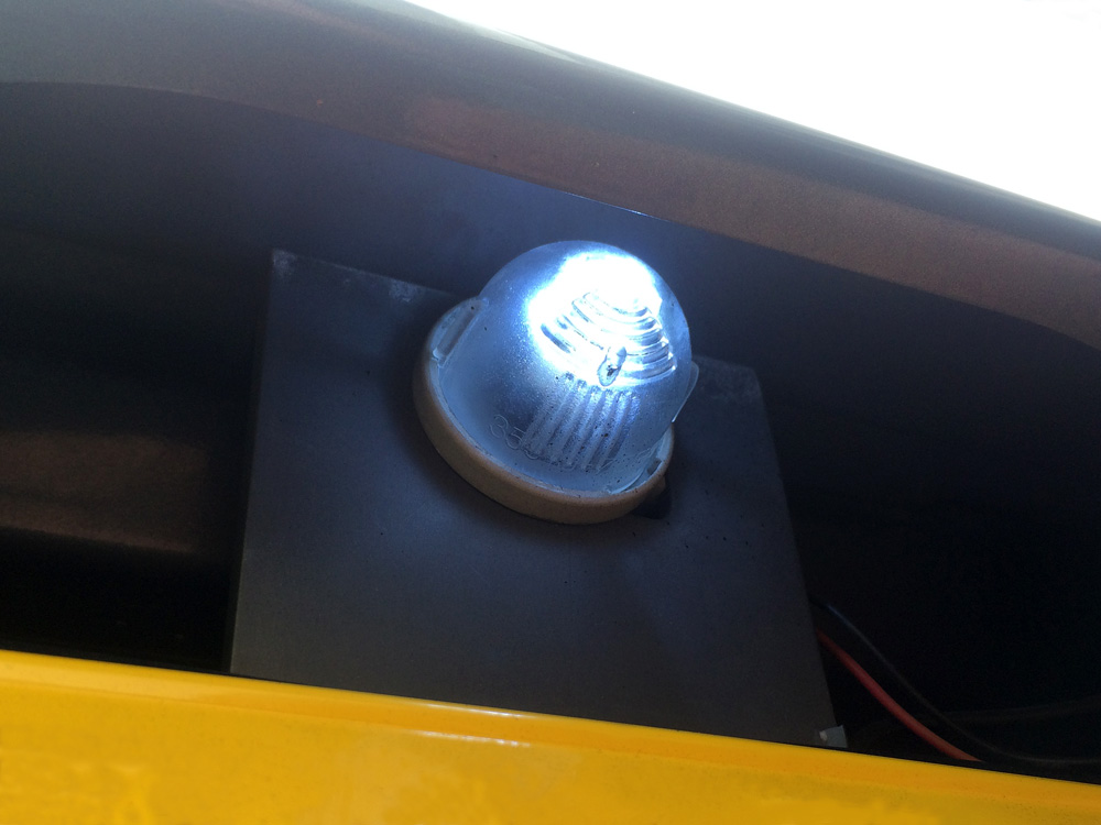 ラパンSS（HE21S）リアナンバー灯 LED化